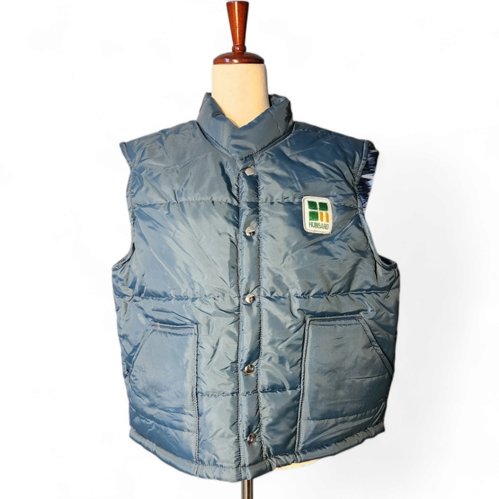 Hubbard Puffer Vest, Size Large, Made in the USA